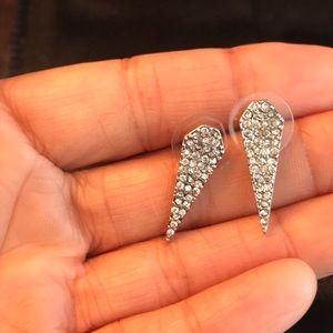 Brand New diamond spike earrings